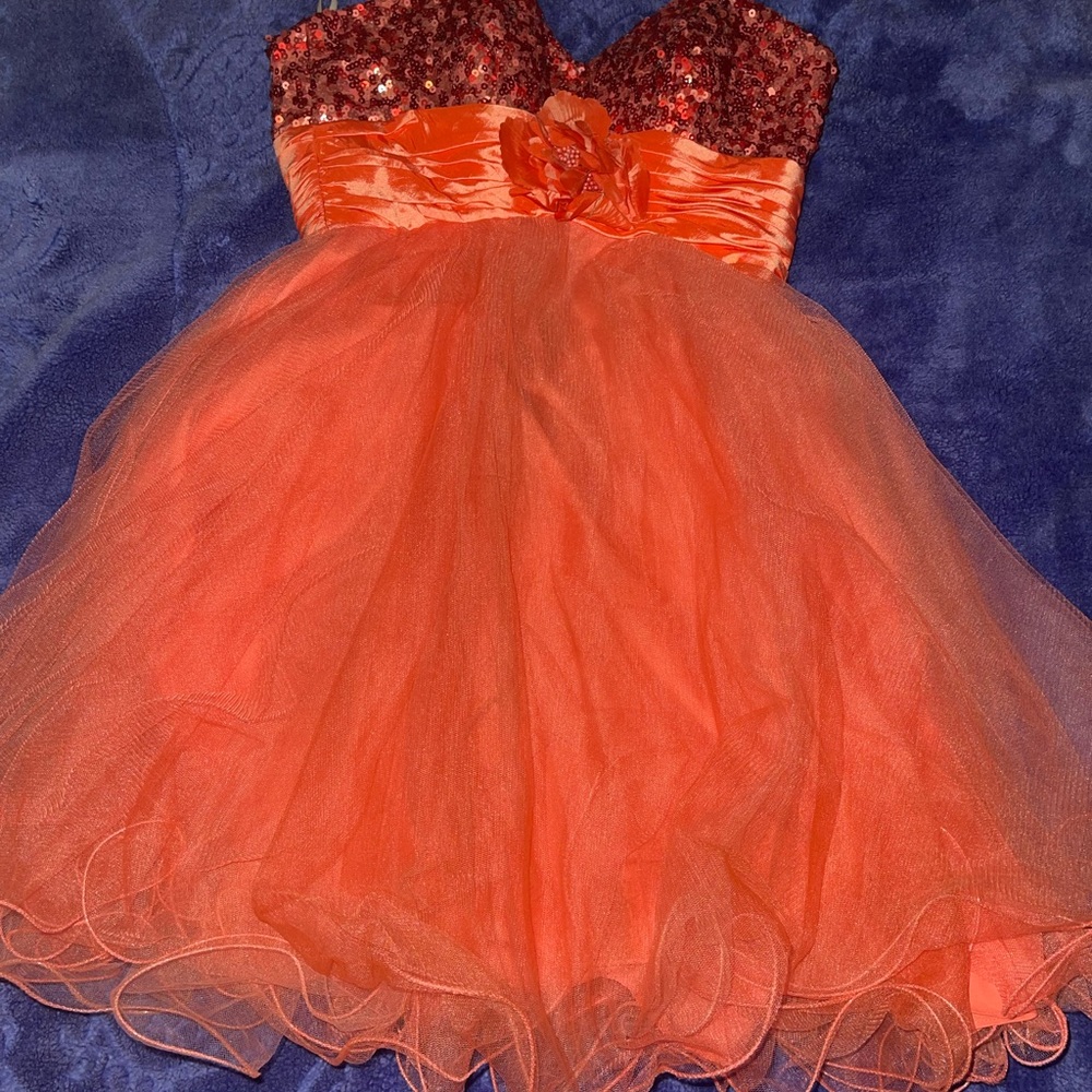 Chico's Radiant salmon pink Kids Formal Dress